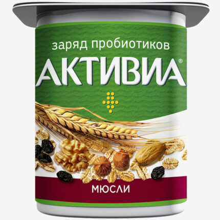 Йогурт Активиа Мюсли 120гр
