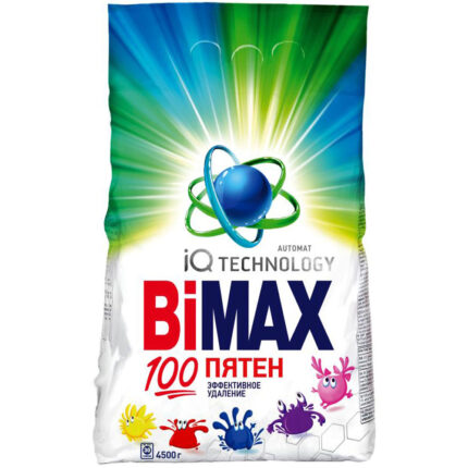 Стиральный порошок BiMax 100 Пятен Автомат 4,5кг мягкая упаковка