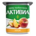 Йогурт Активиа Персик 120гр