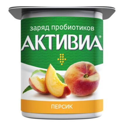 Йогурт Активиа Персик 120гр