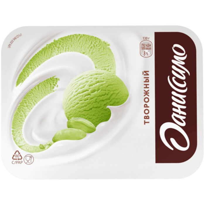 Творожок Даниссимо Фисташковое мороженое 130гр — изображение 4