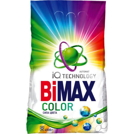 Стиральный порошок BiMax Color Автомат 4,5кг мягкая упаковка