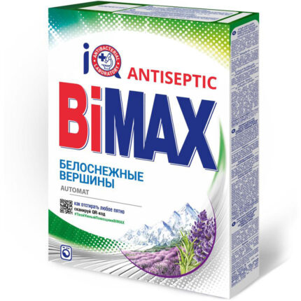 Стиральный порошок BiMax Белоснежные вершины Lavender Fresh Автомат 400гр