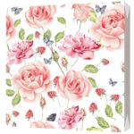 Салфетки трехслойные Цветущий сад 33*33 20шт