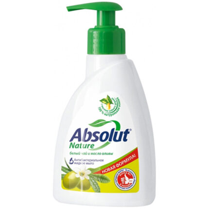 Жидкое мыло Абсолют Nature белый чай и масло оливы 250мл