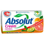 Мыло туалетное Абсолют Cream грейпфрут и бергамот 90гр