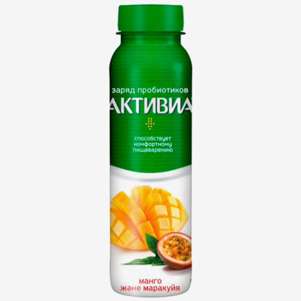 Йогурт питьевой Активиа Манго-маракуйя 270гр