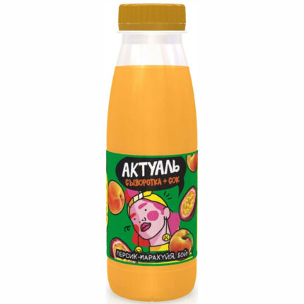 Йогурт питьевой Актуаль Персик-маракуйя 310гр