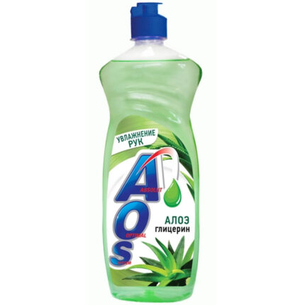 Моющее средство AOS Глицерин Алоэ 650мл