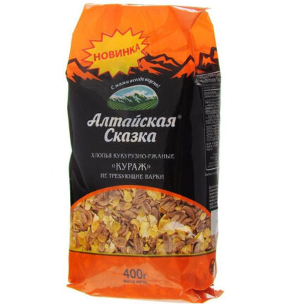 Хлопья Кукурузно-ржаные Алтайская сказка Кураж 400гр