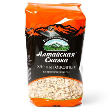 Хлопья Овсяные Алтайская сказка 400гр