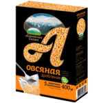 Овсянка Алтайская сказка в пакетах для варки дробленая 400гр
