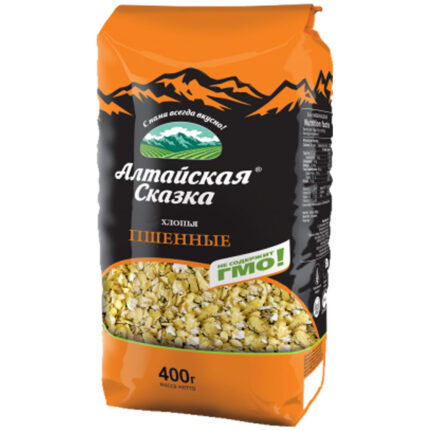 Хлопья Пшенные Алтайская сказка 400гр