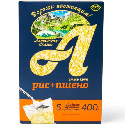Рис+пшено Алтайская сказка в пакетах для варки 400гр
