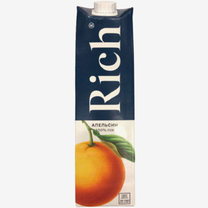 Сок Rich Апельсиновый 100% 1л