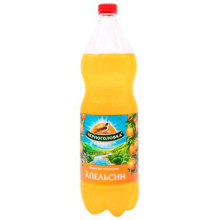 Лимонад Черноголовка Апельсин 1,5л