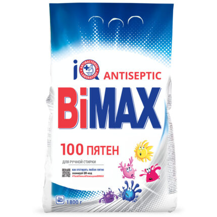 Стиральный порошок BiMax 100 Пятен Ручная 1800гр