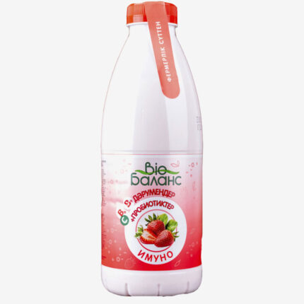 Йогурт питьевой Bio-Баланс клубника имунно-комплекс 0,9л