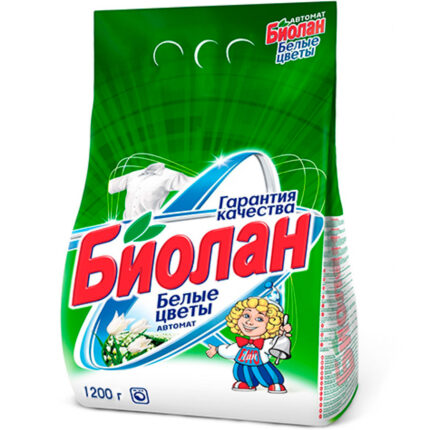 Стиральный порошок Биолан Белые цветы Автомат 1,2кг