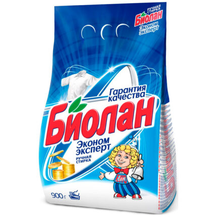 Стиральный порошок Биолан Эконом Эксперт Ручная 900гр