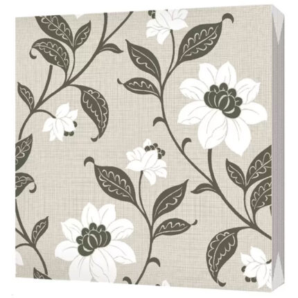 Салфетки трехслойные Цветочный узор 33*33 20шт