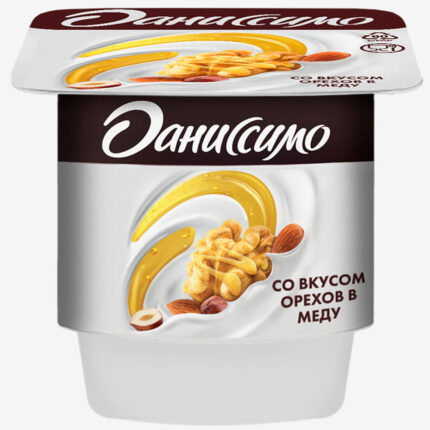 Йогурт Даниссимо Орехи в меду 100гр