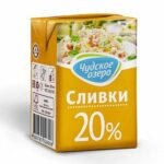 Сливки Чудское озеро ультрапастеризованные классические 20%, 200 мл