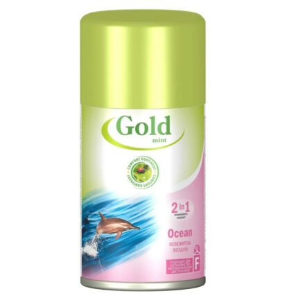 Освежитель Gold Mint Plus Свежесть океанских волн запаска 230мл