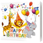 Салфетки трехслойные Happy birthday 33*33 20шт