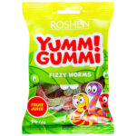 Желейные конфеты Yummi Gummi Fizzy Worms 70гр