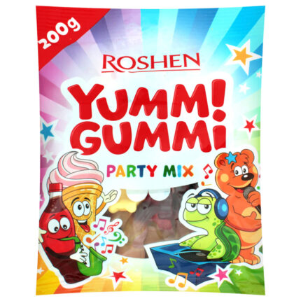Желейные конфеты Yummi Gummi Party Mix 200гр
