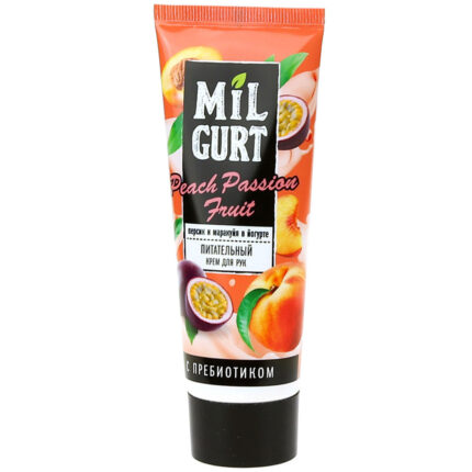 Крем Milgurt для рук персик и маракуйя в йогурте 75гр