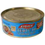 Тефтели Кублей рыбные в томатном соусе 240гр