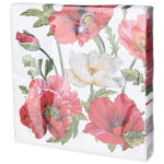 Салфетки трехслойные Маки 33*33 20шт