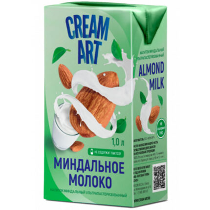 Напиток Creamart Миндальное молоко ультрапастеризованный 1л