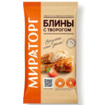 Блины Мираторг с творогом ЗАМ ЛОТОК 0,36кг