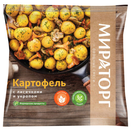 Картофель Vитамин с лисичками и укропом 400гр