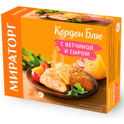 Кордон-блю Мираторг с ветчиной и сыром 1,485кг