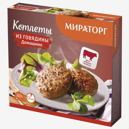 Котлеты Мираторг из говядины Домашние 300гр