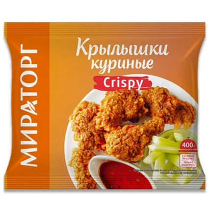 Крылышки Мираторг куриные Crispy (Криспи) 400гр