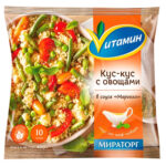 Кус-кус Vитамин с овощами в соусе Марокко ПАКЕТ с/м 400гр