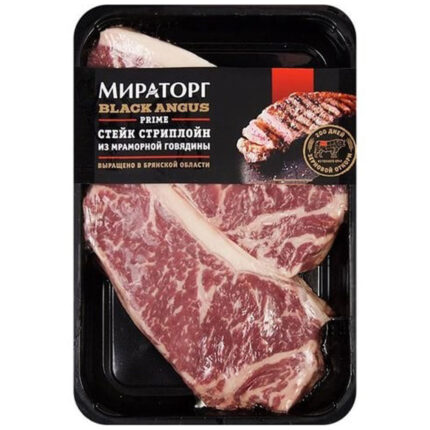 Стейк Стриплойн Мираторг Prime с/м TF зам. 200гр