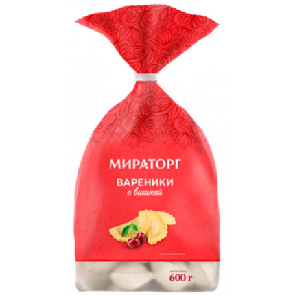 Вареники Мираторг с вишней зам. пленка 600гр