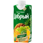 Нектар Добрый Мультифрукт с провитамином А 50% 0,3л