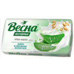 Мыло туалетное Весна Алоэ и овсяное молочко 90гр