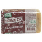 Мыло хозяйственное с Глицерином 72% в плёнке 140гр