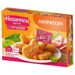 Наггетсы Мираторг куриные с ветчиной 300гр