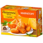 Наггетсы Мираторг куриные с сыром 300гр