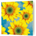 Салфетки трехслойные Подсолнухи 33*33 20шт