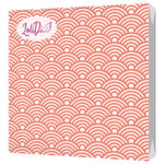 Салфетки двухслойные Ракушки коралл 33*33 20шт